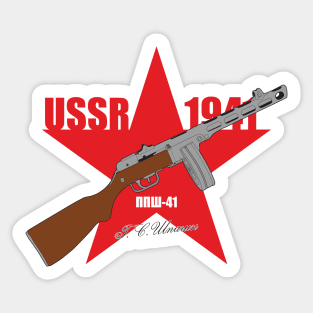 PPSH-41 Shpagin submachine gun Sticker